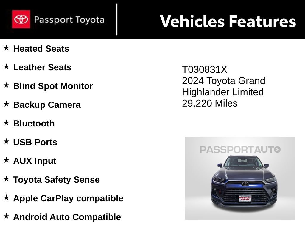 Used 2024 Toyota Grand Highlander Limited image 9