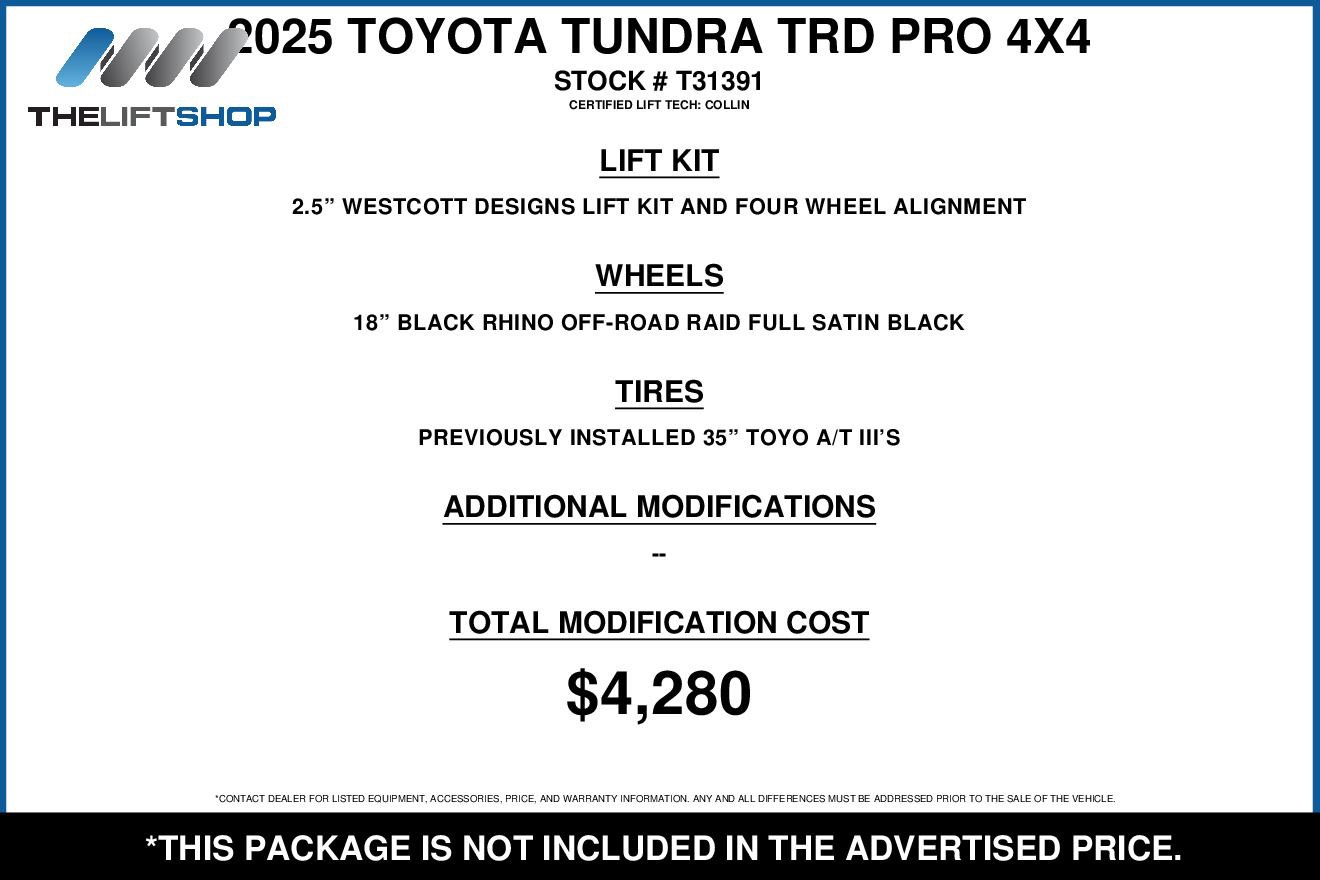 Used 2025 Toyota Tundra TRD Pro image 2