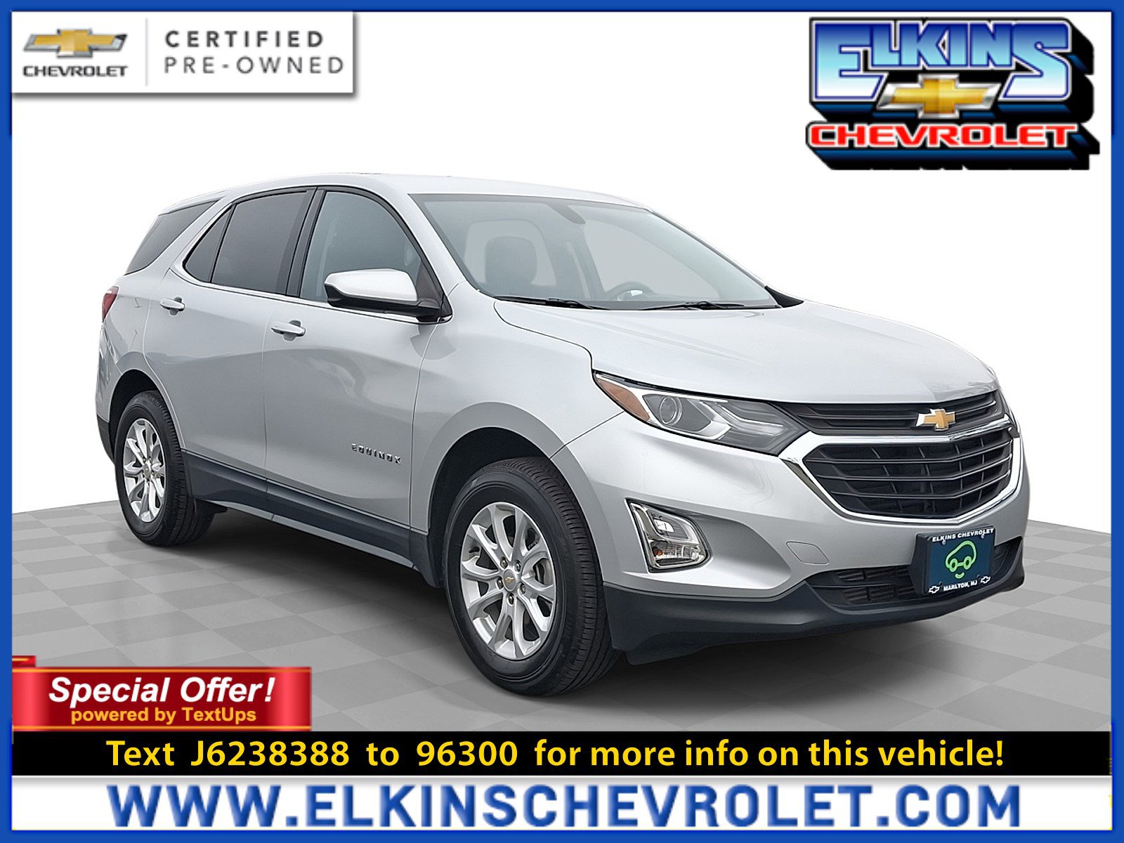 Certified 2018 Chevrolet Equinox LT