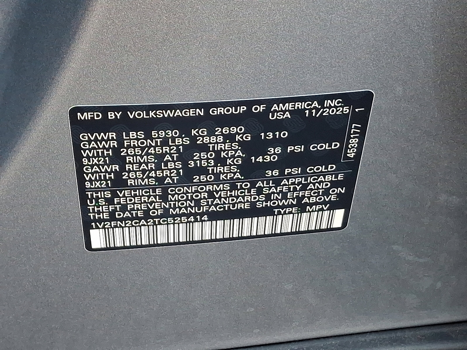 New 2026 Volkswagen Atlas SEL Premium R-Line image 10