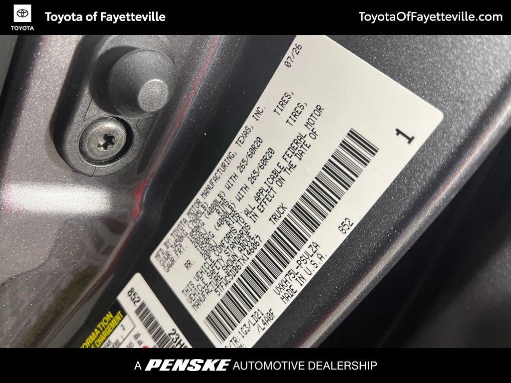 New 2026 Toyota Tundra Limited w/ Limited PVM Package AWD/4WD image 21