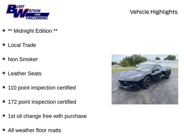 Used 2021 Chevrolet Corvette Stingray Premium Conv w/ Z51 Performance Package RWD image 8