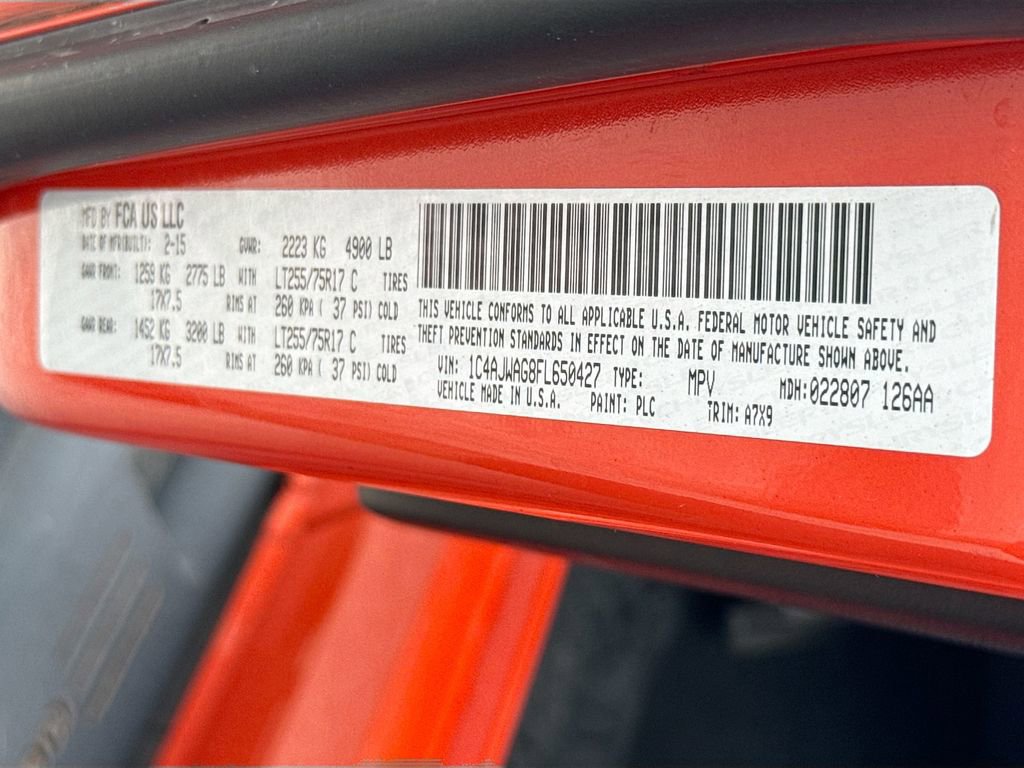 Used 2015 Jeep Wrangler Sport AWD/4WD image 32
