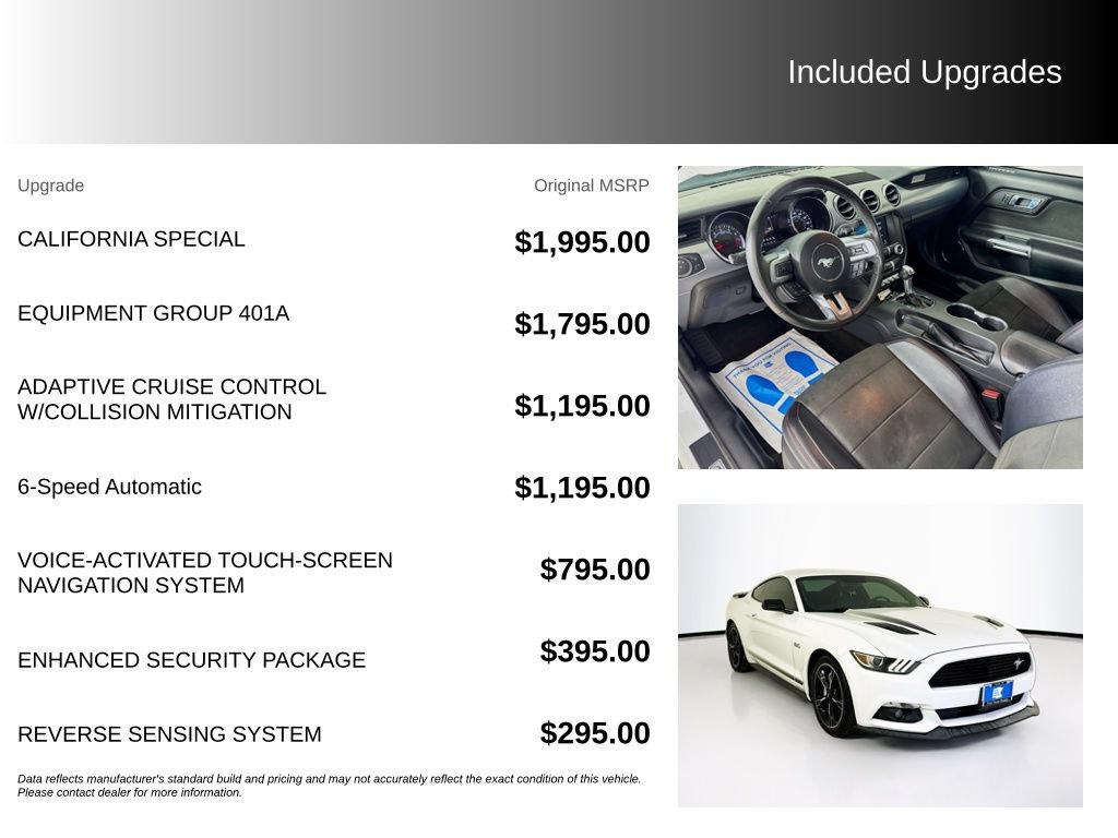 Used 2016 Ford Mustang GT Premium w/ Equipment Group 401A RWD image 5