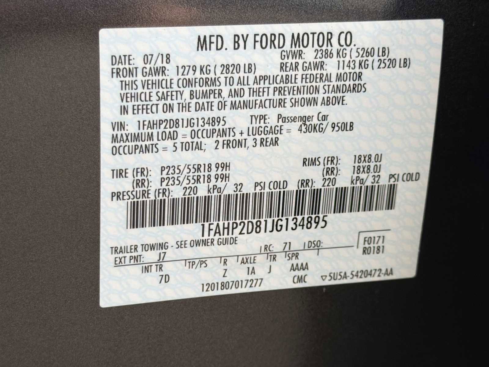 Used 2018 Ford Taurus SE image 26