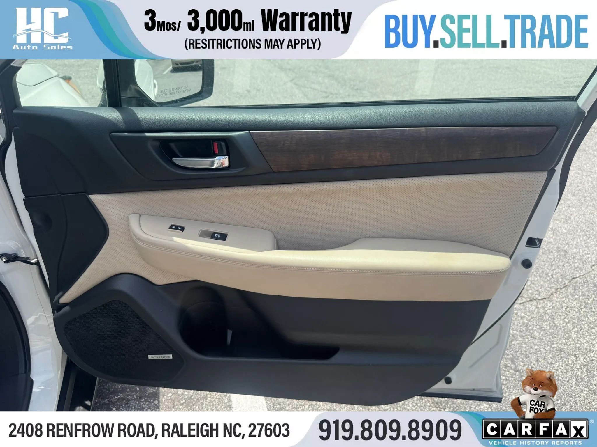 Used 2015 Subaru Outback 2.5i Limited w/ Protection Package #2 AWD/4WD image 23