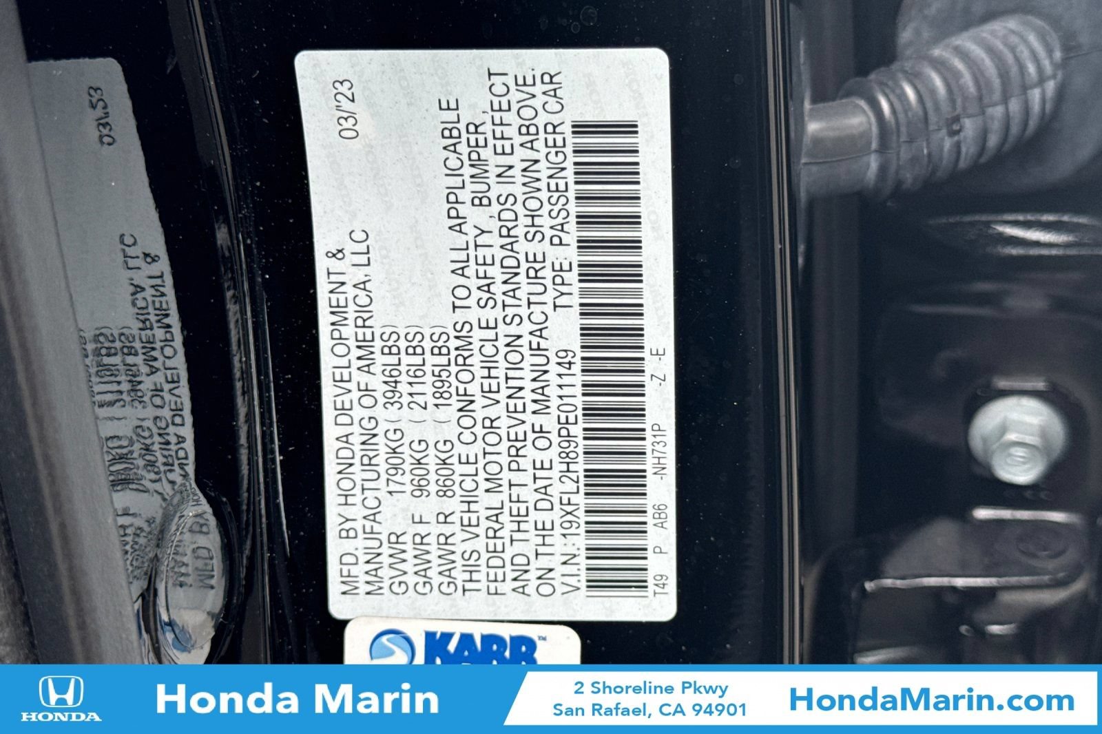 Used 2023 Honda Civic Sport image 33