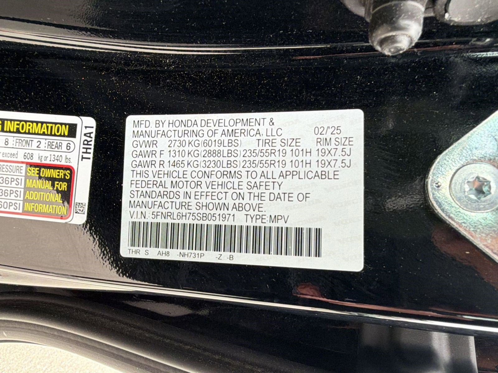 Used 2025 Honda Odyssey Sport-L image 19