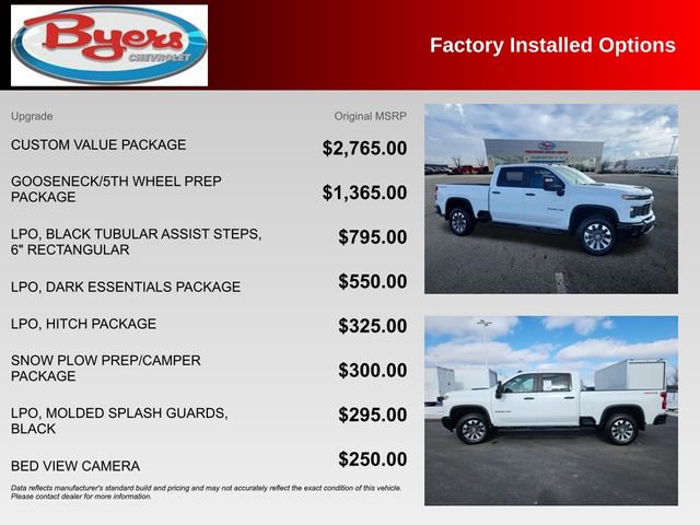 Used 2024 Chevrolet Silverado 2500 Custom w/ Custom Value Package image 10