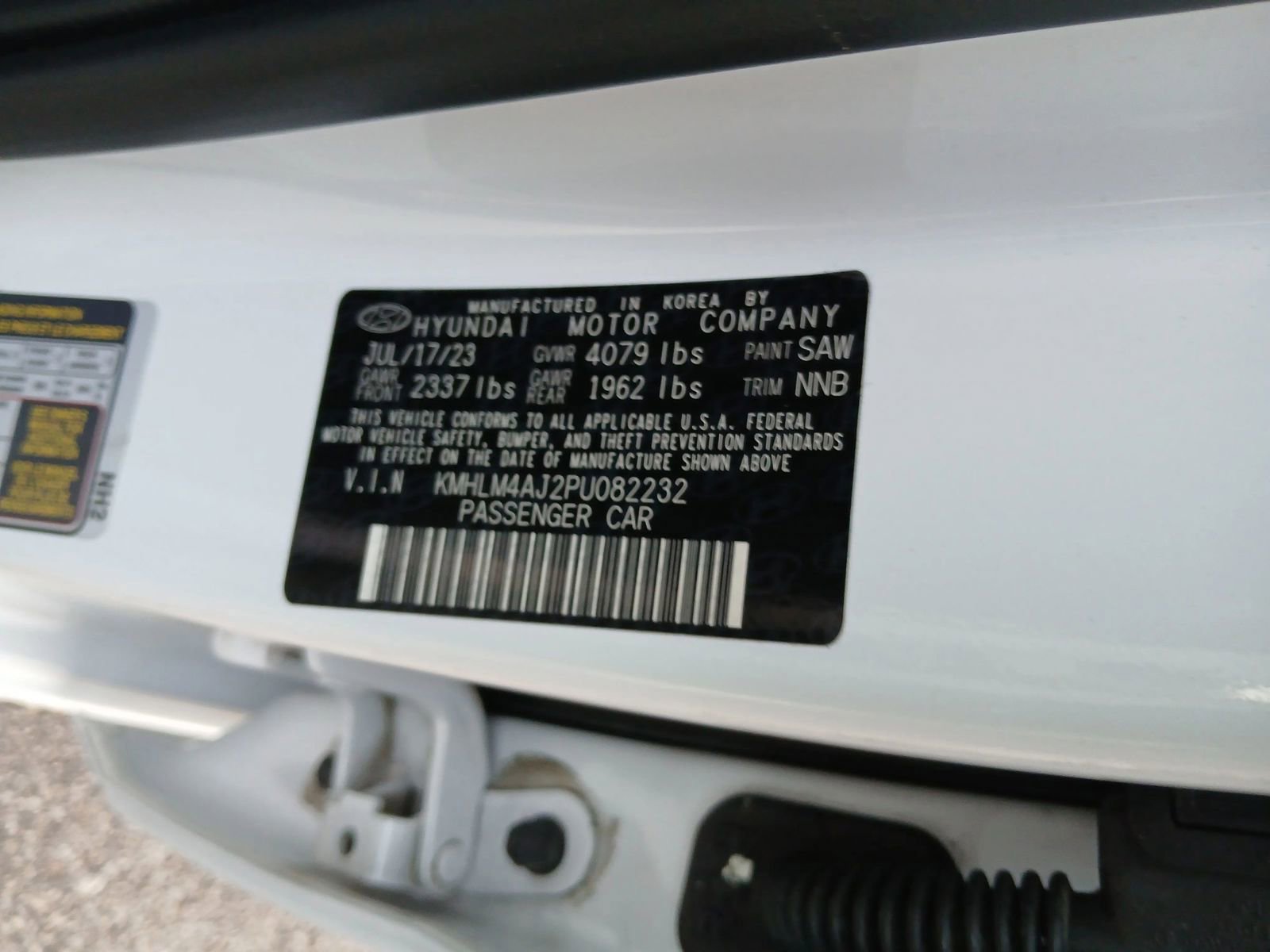 Used 2023 Hyundai Elantra Blue w/ Cargo Package image 10