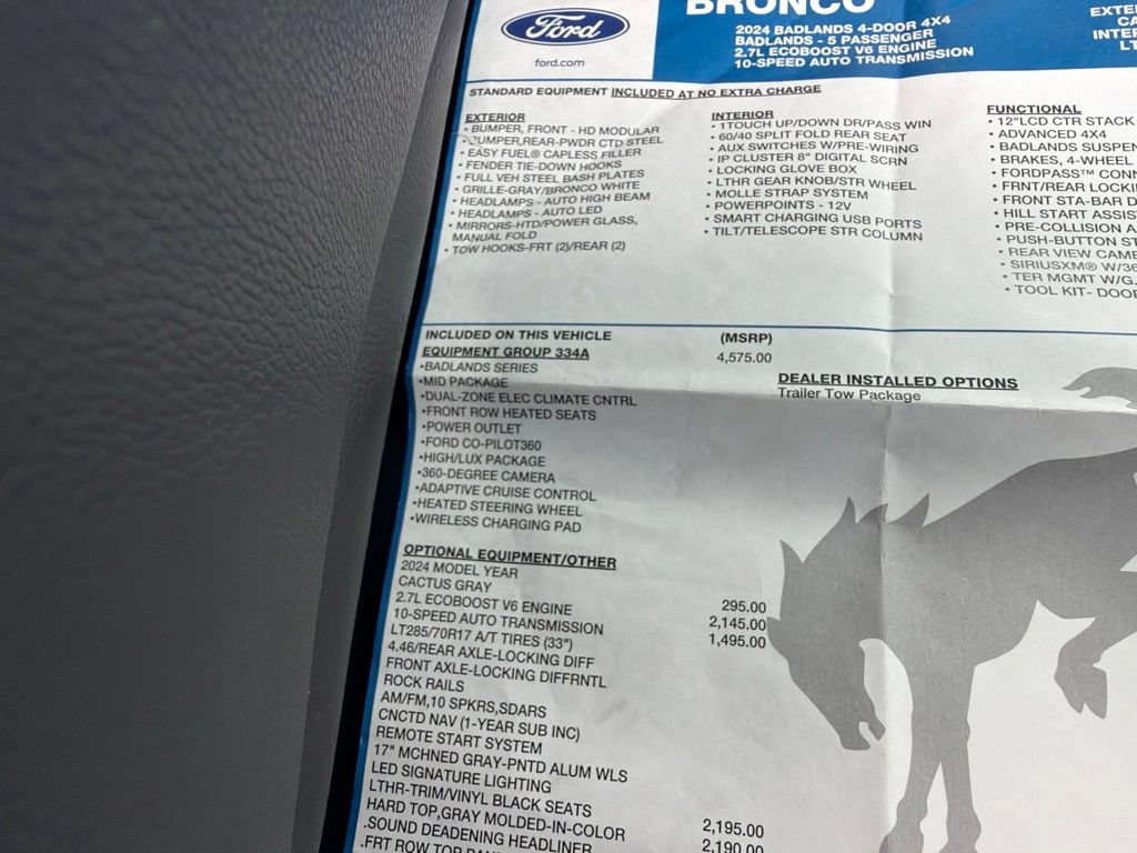 Used 2024 Ford Bronco Badlands AWD/4WD image 43