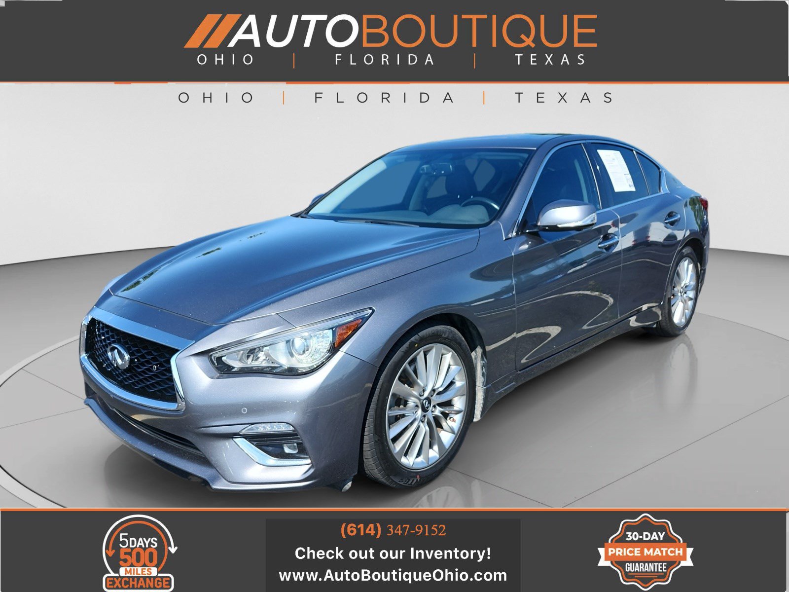 Used 2021 INFINITI Q50 Luxe w/ Cargo Package