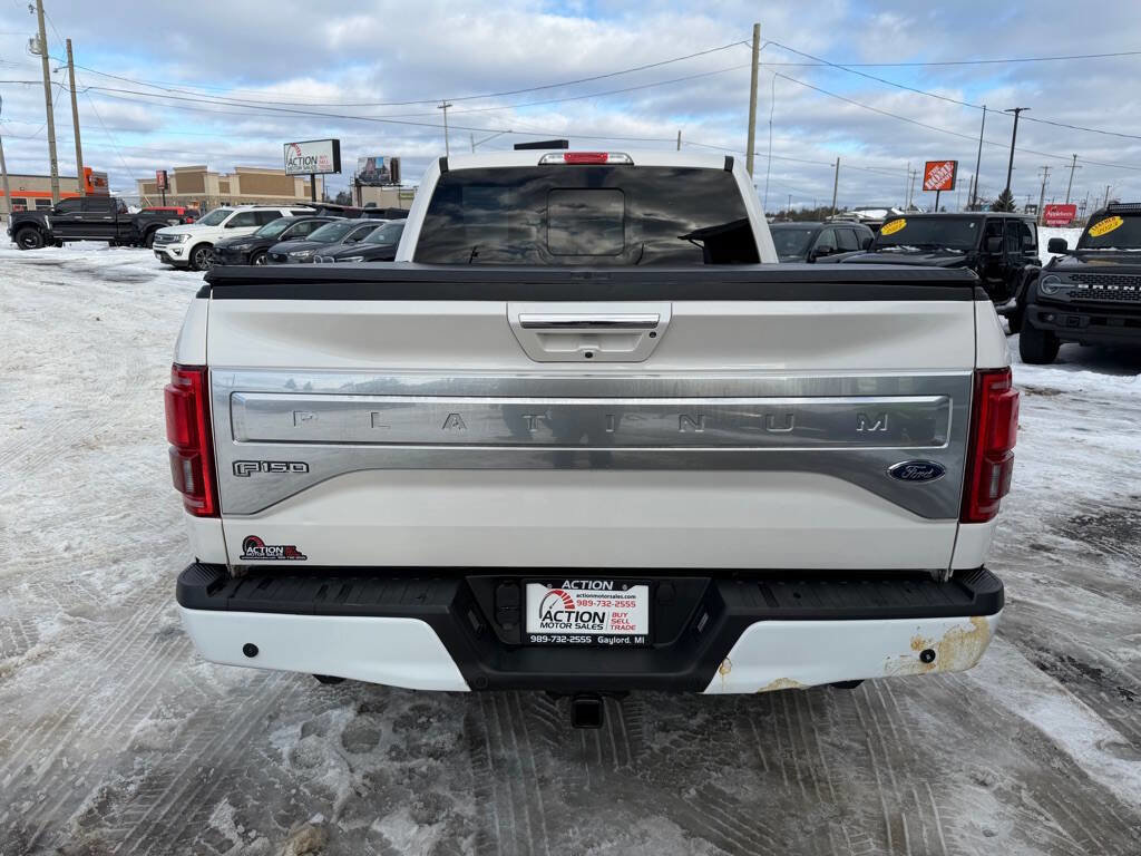 Used 2017 Ford F150 Platinum w/ Equipment Group 701A Luxury AWD/4WD image 4