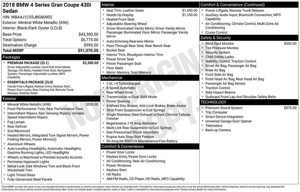 Used 2018 BMW 430i Gran Coupe image 7