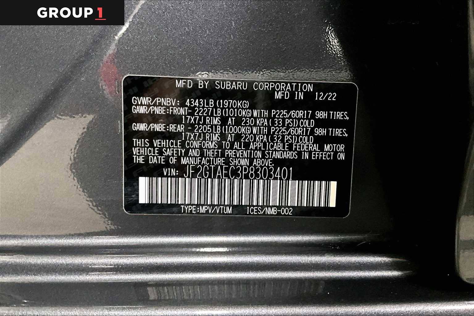 Certified 2023 Subaru Crosstrek 2.0i Premium image 35