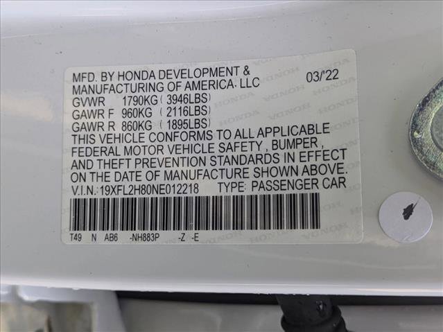 Used 2022 Honda Civic Sport image 23