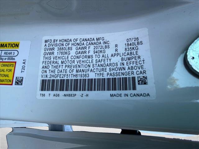 Used 2026 Honda Civic Sport image 29