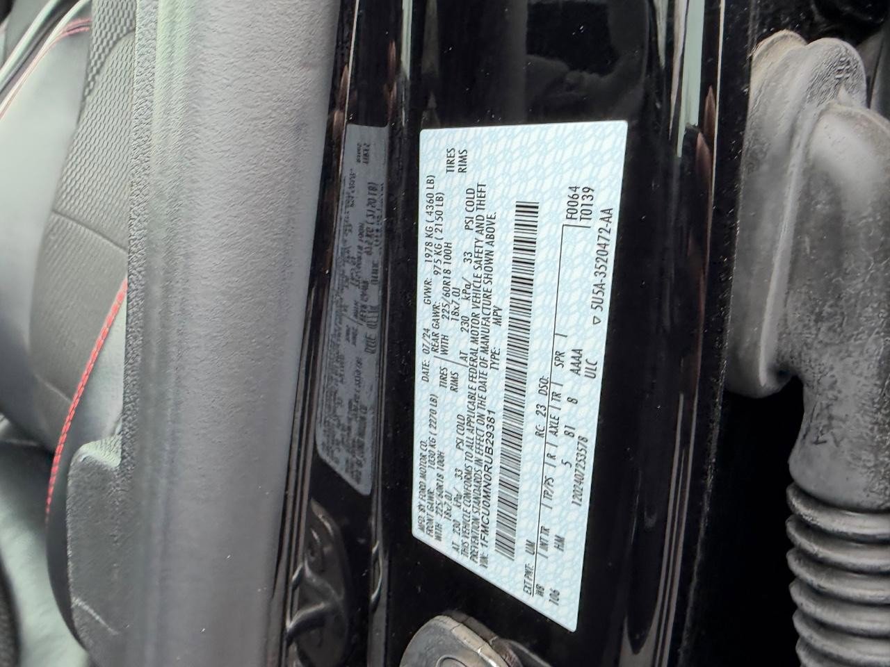 Used 2024 Ford Escape ST-Line w/ Tech Pack #1 image 23
