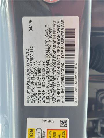 New 2026 Honda Accord EX-L image 17