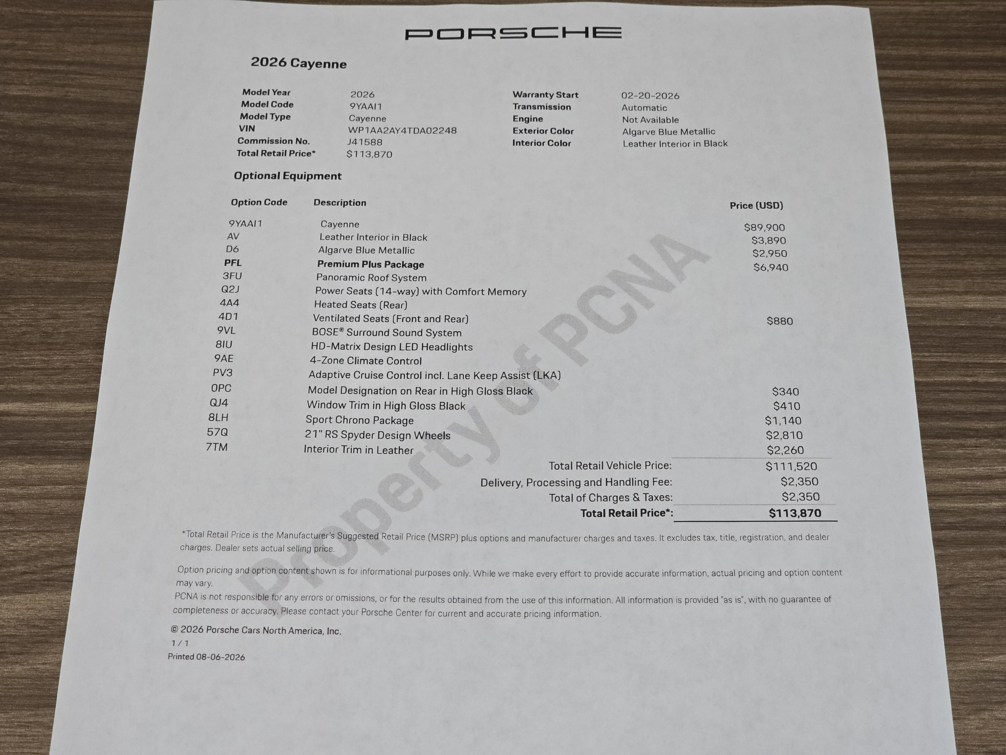 Certified 2026 Porsche Cayenne AWD/4WD image 29