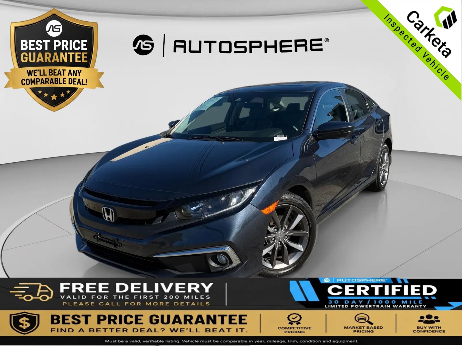 Used 2021 Honda Civic EX