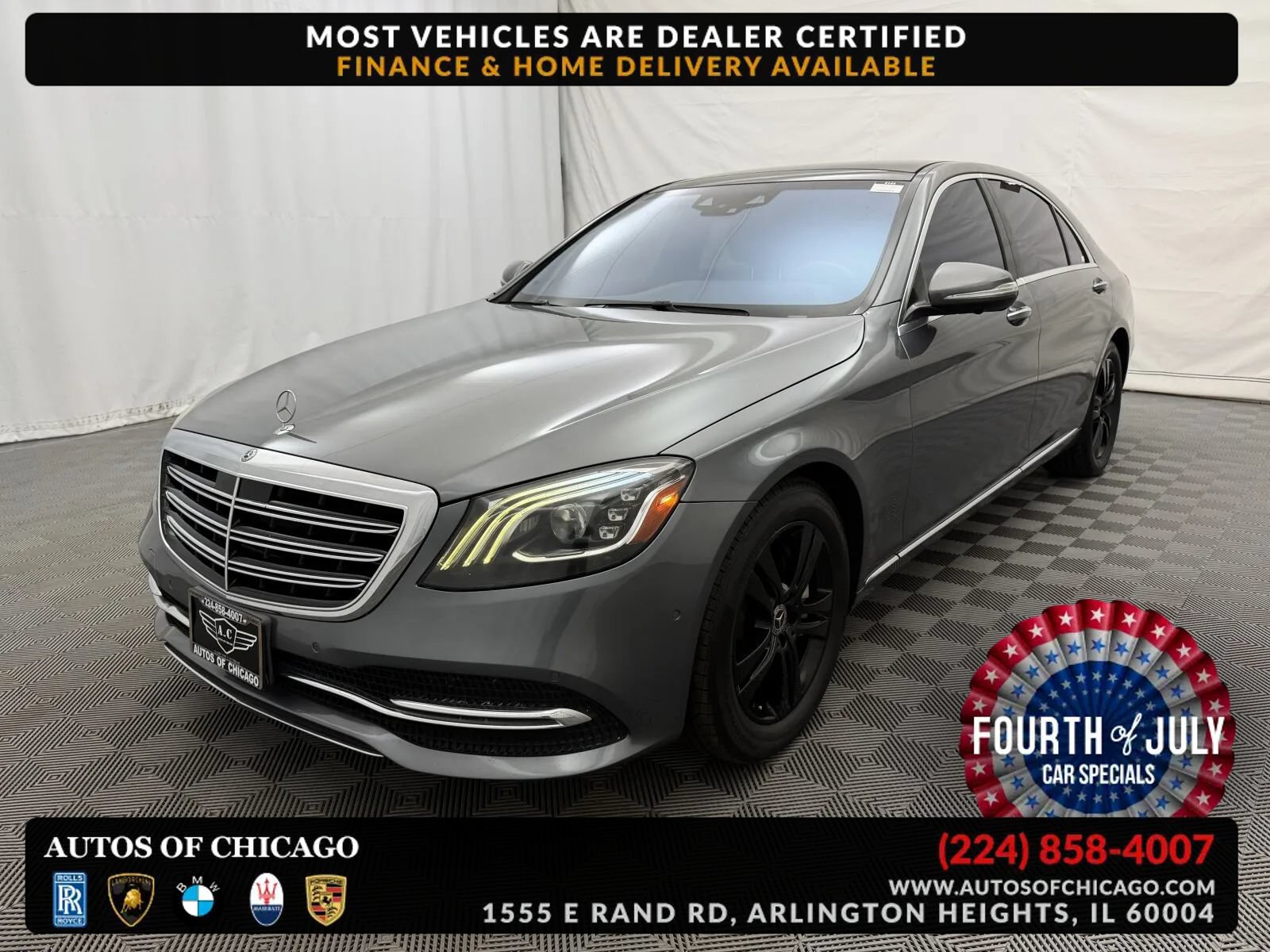 Used 2018 Mercedes-Benz S 450 4MATIC Sedan