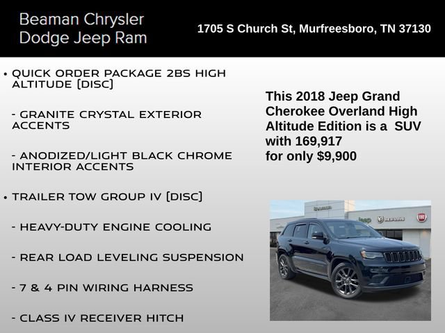 Used 2018 Jeep Grand Cherokee High Altitude AWD/4WD image 16