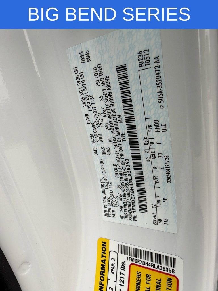 Used 2024 Ford Bronco Big Bend image 29