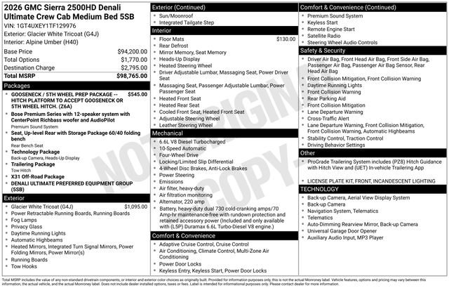 Used 2026 GMC Sierra 2500 Denali Ultimate image 31