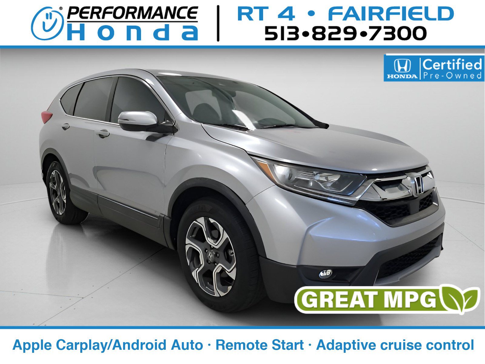 Certified 2018 Honda CR-V EX