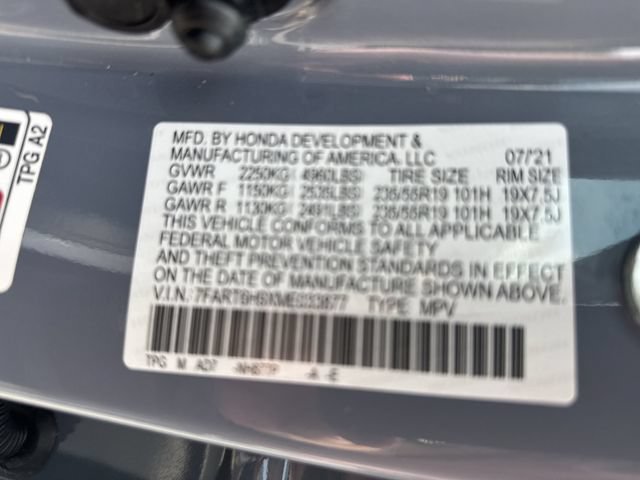 Used 2021 Honda CR-V Touring image 36