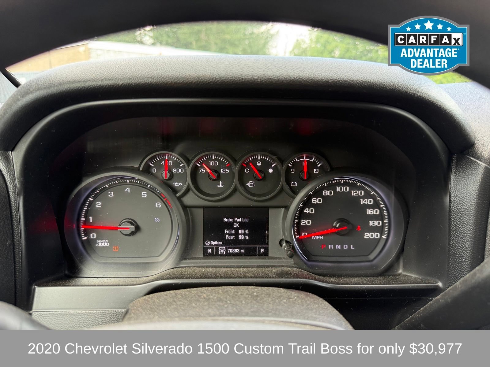 Used 2020 Chevrolet Silverado 1500 Custom Trail Boss w/ Custom Convenience Package AWD/4WD image 8