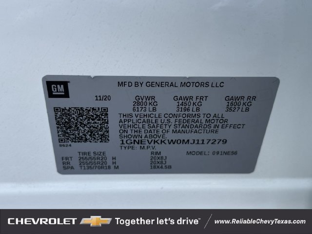 Used 2021 Chevrolet Traverse Premier AWD/4WD image 32