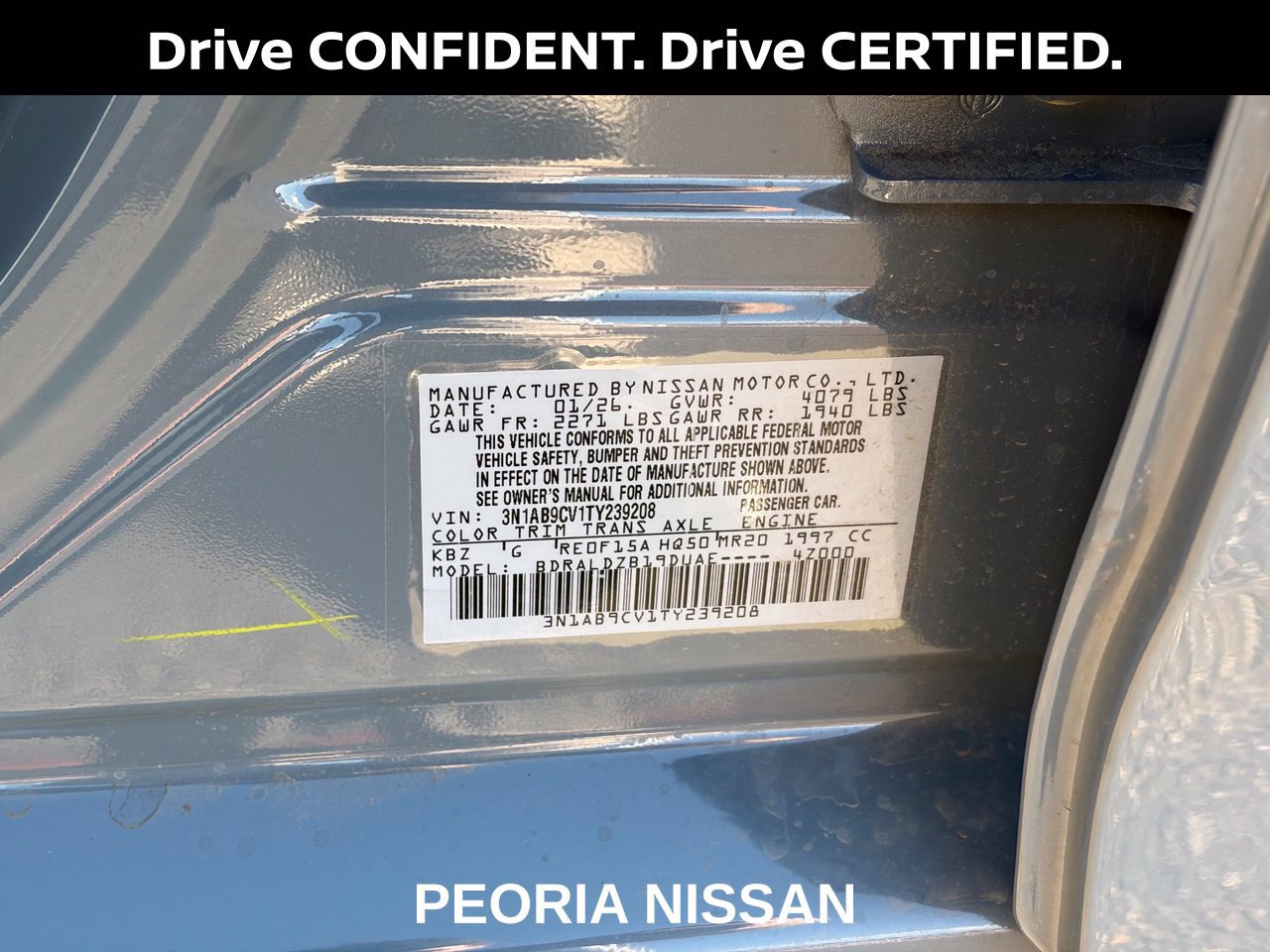 Certified 2026 Nissan Sentra SV w/ SV Convenience Package FWD image 36