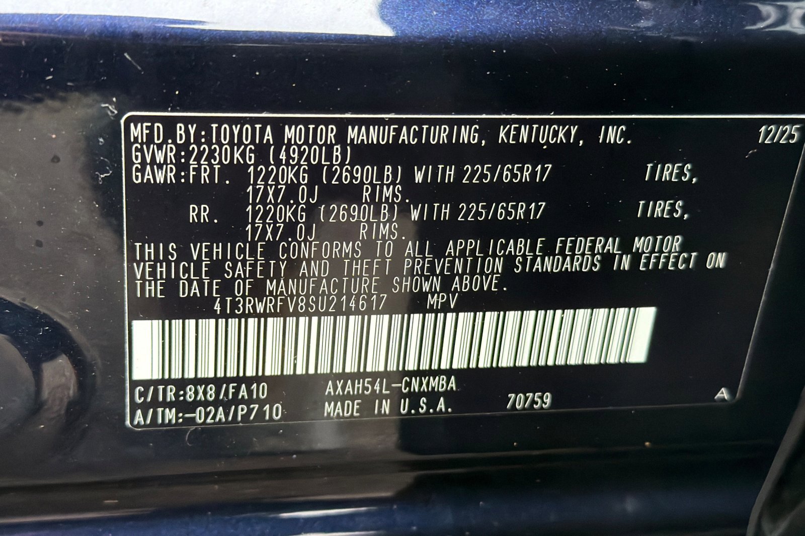 New 2025 Toyota RAV4 XLE w/ Convenience Package image 22