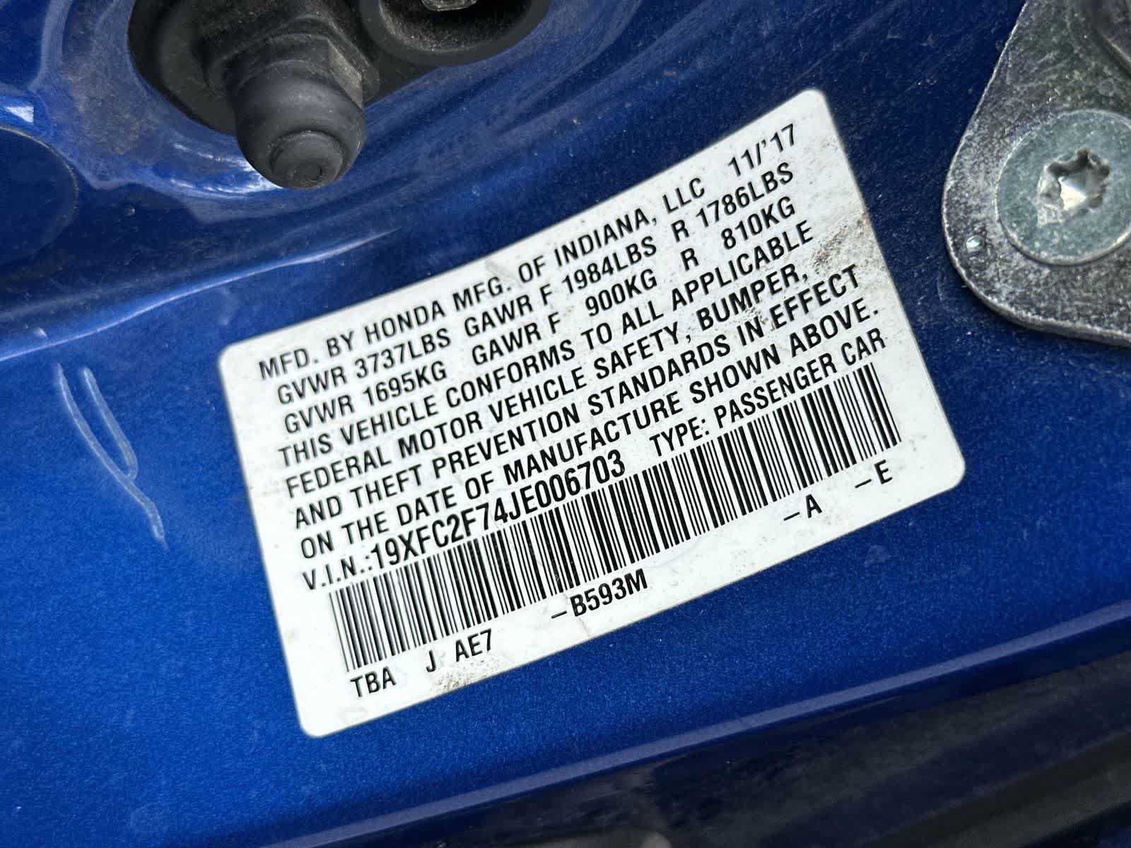 Used 2018 Honda Civic EX image 22