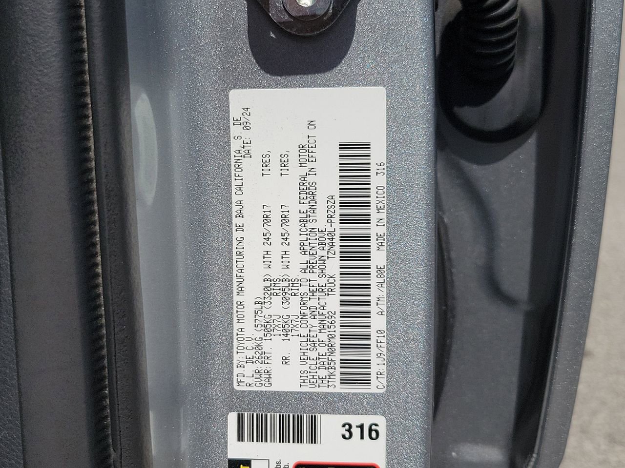 Used 2024 Toyota Tacoma SR5 RWD image 32
