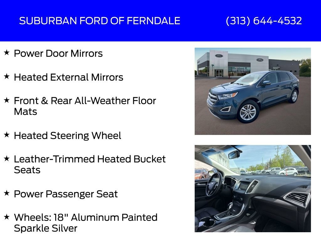 Used 2016 Ford Edge SEL w/ Equipment Group 201A AWD/4WD image 25