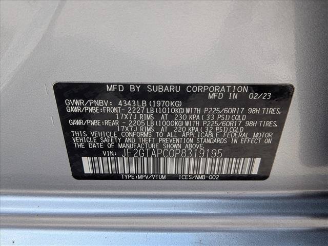Used 2023 Subaru Crosstrek 2.0i Premium AWD/4WD image 24