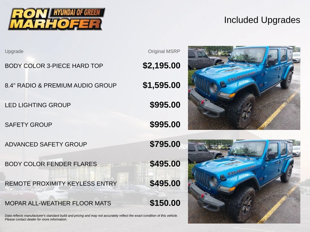 Used 2019 Jeep Wrangler Unlimited Rubicon AWD/4WD image 6