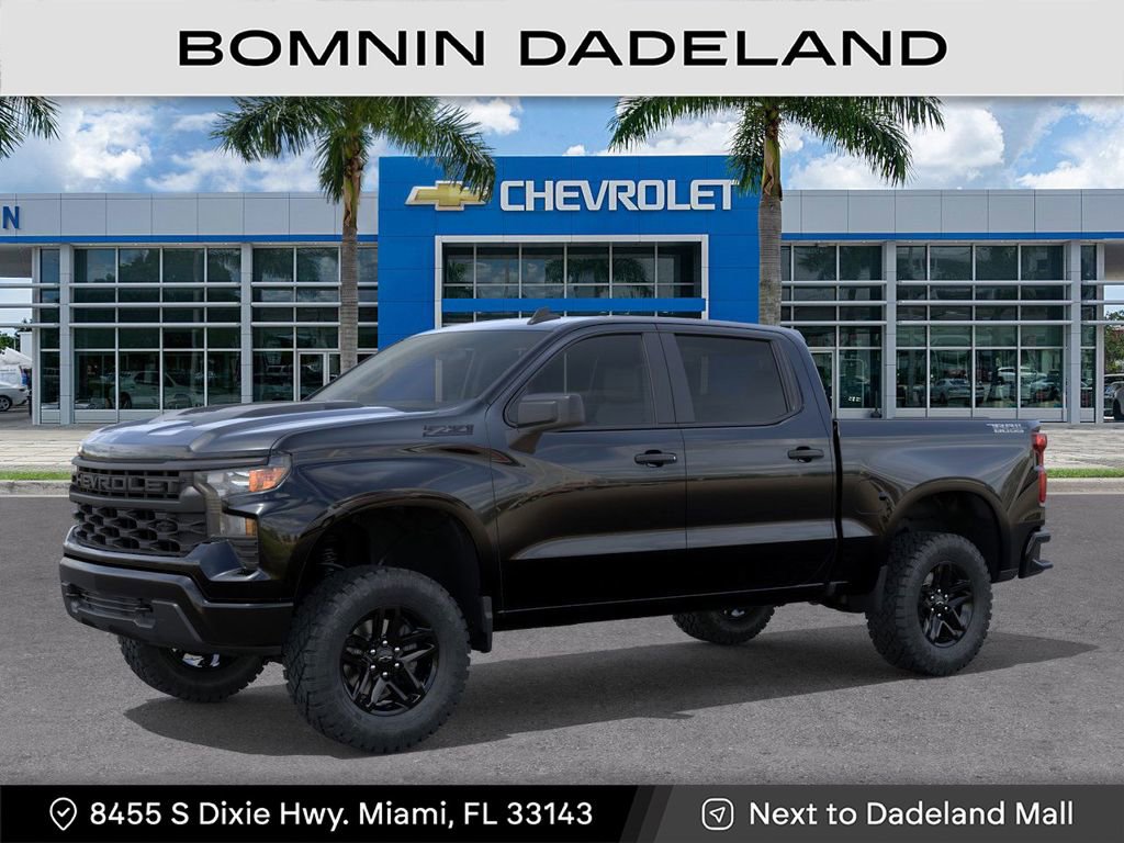 New 2026 Chevrolet Silverado 1500 Custom Trail Boss w/ Midnight Edition AWD/4WD image 3