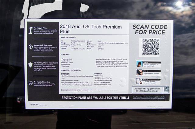 Used 2018 Audi Q5 2.0T Premium Plus w/ Premium Plus Package AWD/4WD image 29