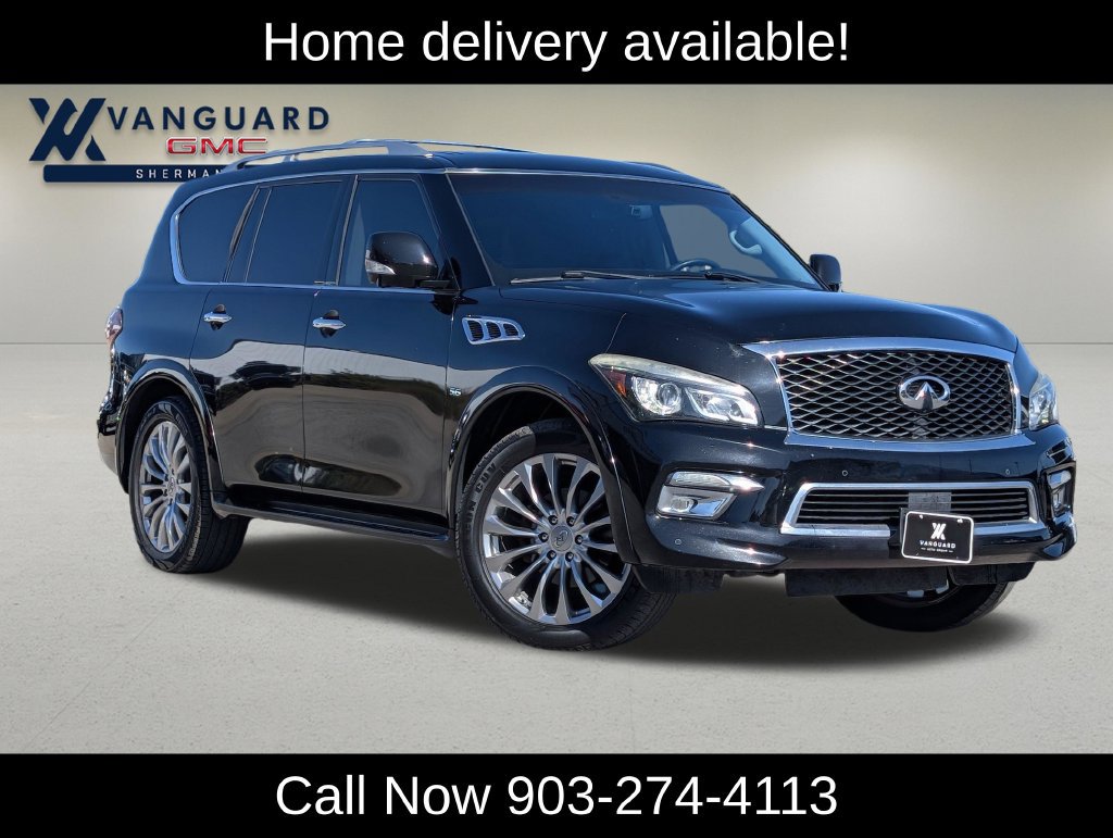 Used 2015 INFINITI QX80 4WD w/ 22" Wheel Package 360° Tour