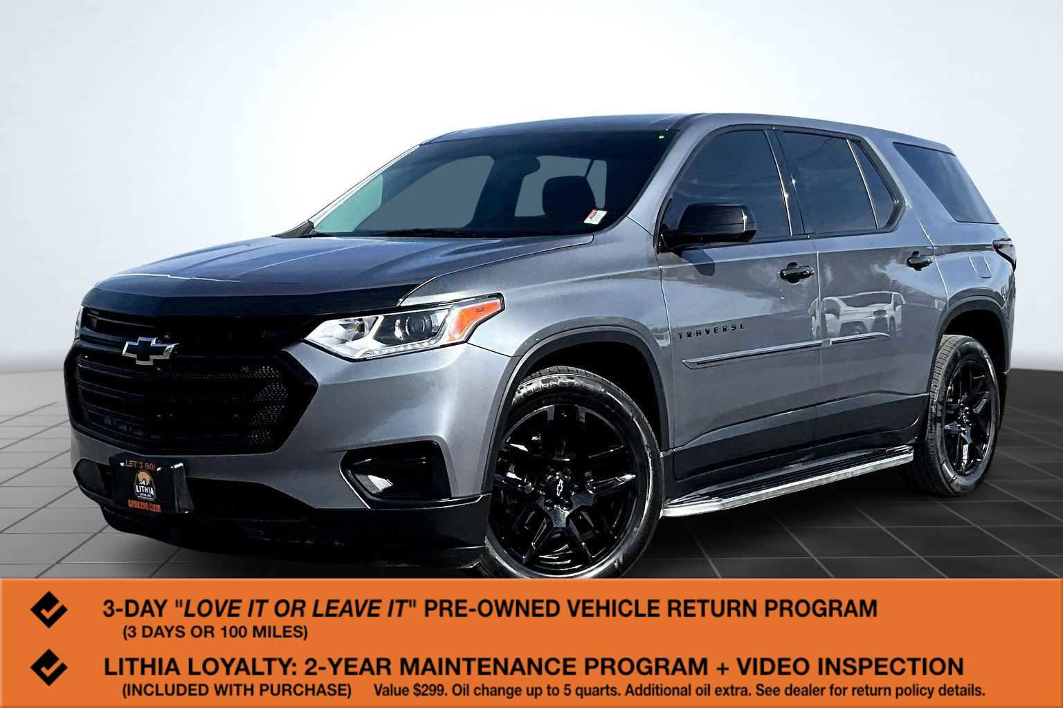 Used 2020 Chevrolet Traverse LS w/ LPO, Blackout Package AWD/4WD image 1