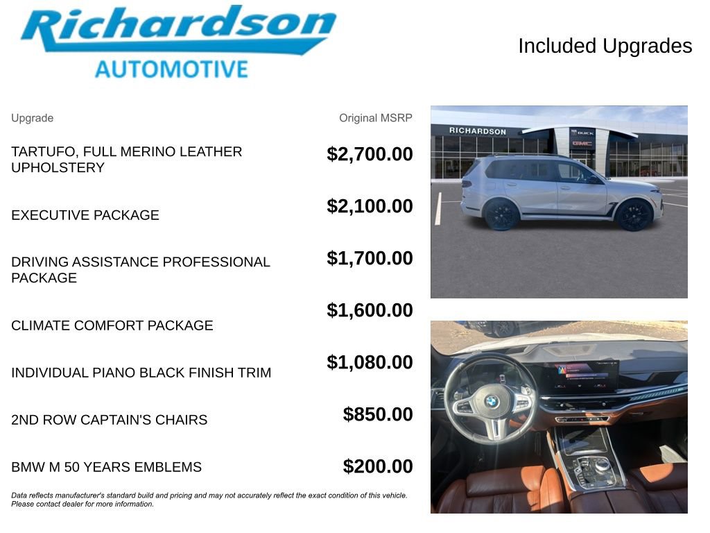 Used 2023 BMW X7 M60i w/ Executive Package image 6