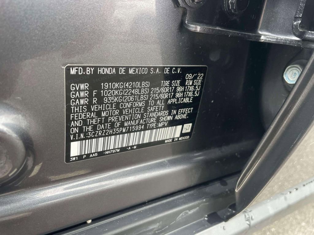 Certified 2023 Honda HR-V LX image 19