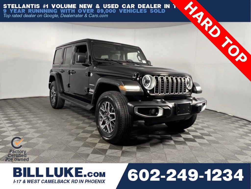 Certified 2024 Jeep Wrangler Sahara