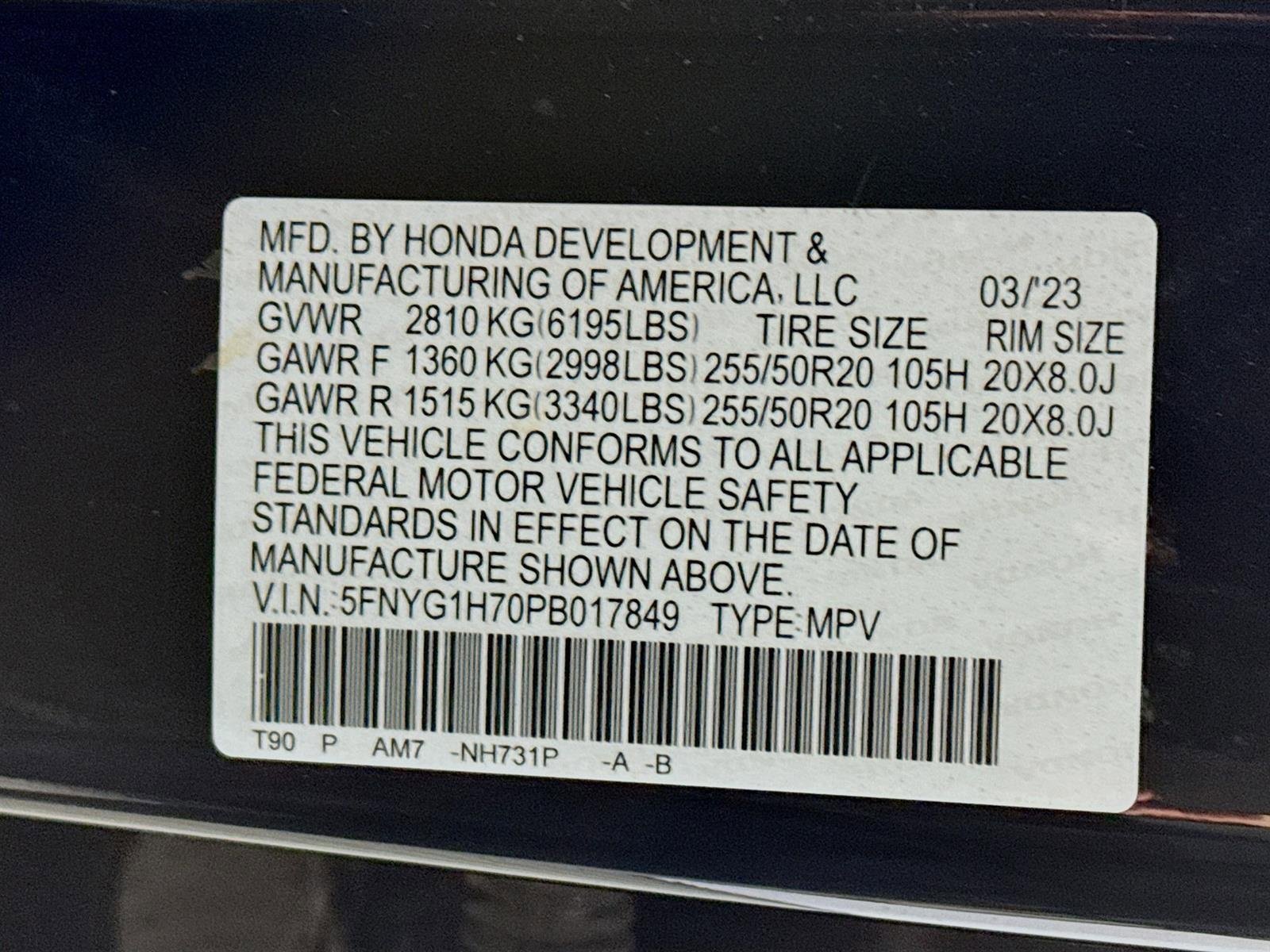 Used 2023 Honda Pilot Touring image 34