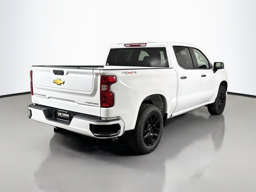 New 2026 Chevrolet Silverado 1500 Custom w/ Turbomax Blackout Package AWD/4WD image 7