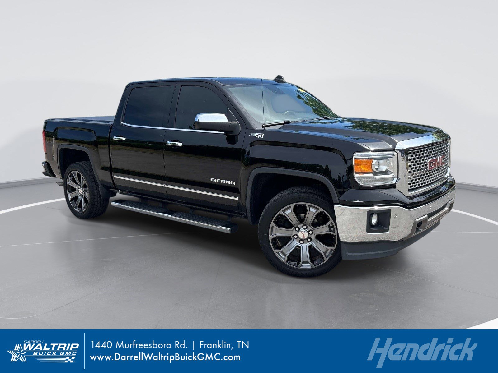 Used 2015 GMC Sierra 1500 SLT w/ SLT Crew Cab Value Package AWD/4WD image 1